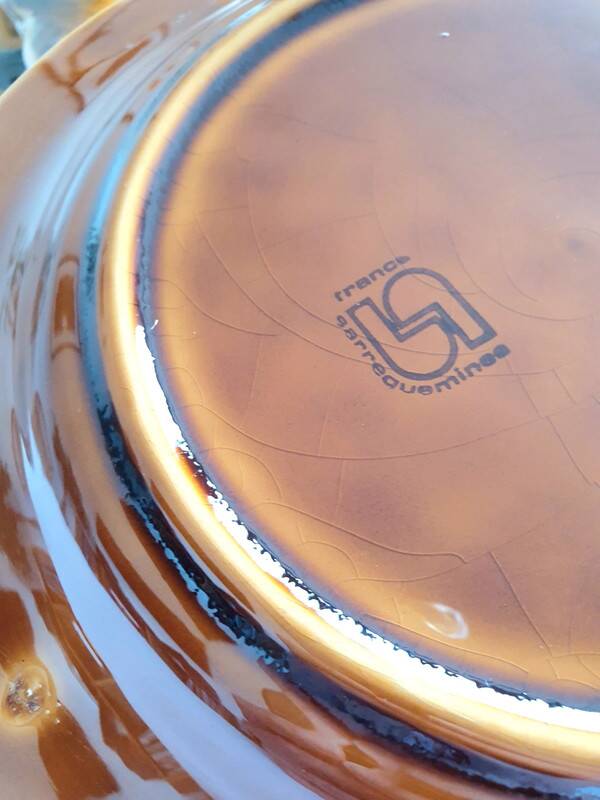 Sarreguemines fish plate