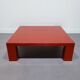 Table basse laquée rouge