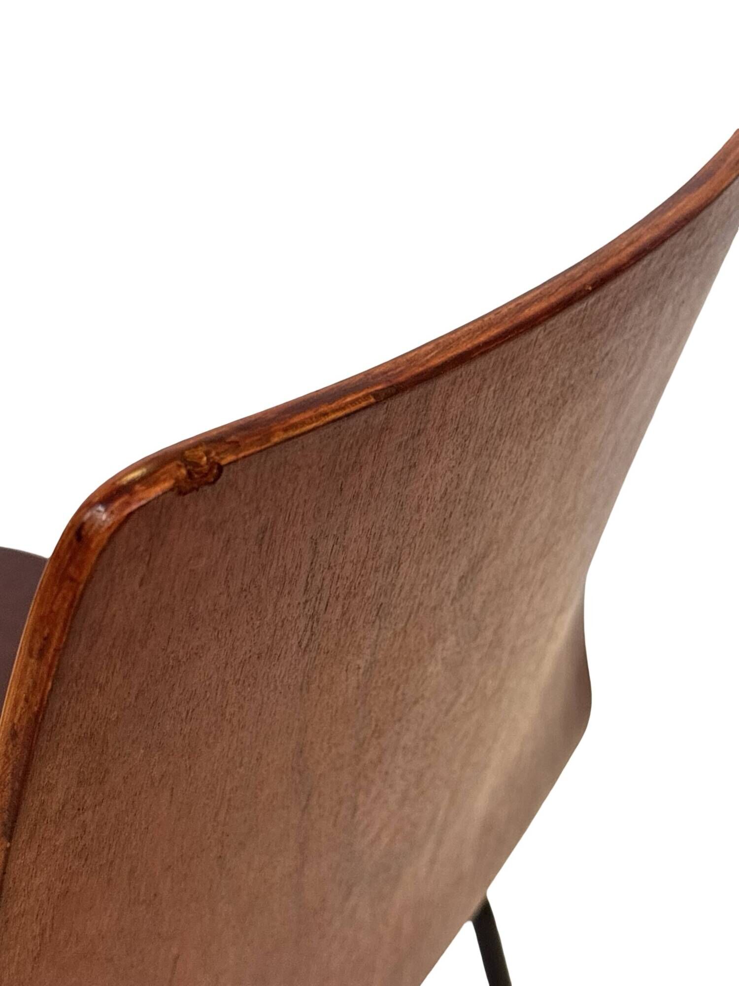 Vintage Friso Kramer for Auping 'Euroika' plywood chair, The Netherlands