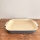 Le Creuset Grey Enamelled Cast Iron Rectangular Roasting Dish 32cm