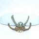 Vintage sculptural coffee table Octo by Henri Fernandez