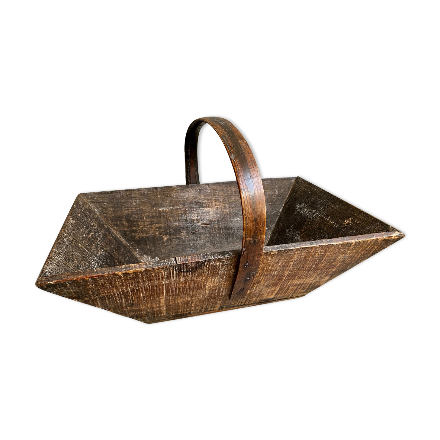 Wooden picking basket