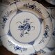 Set 6 flat plates Echt Kobalt