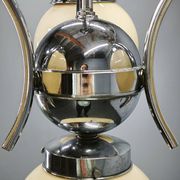 Lustre en verre Art Déco, Tchécoslovaquie, années 1930