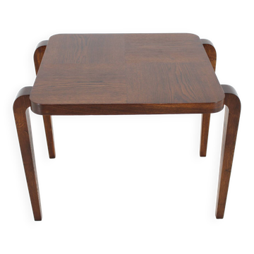 1940s rare art deco "spider" table, czechoslovakia