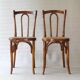 2 chaises bistrot type 56 vers 1925