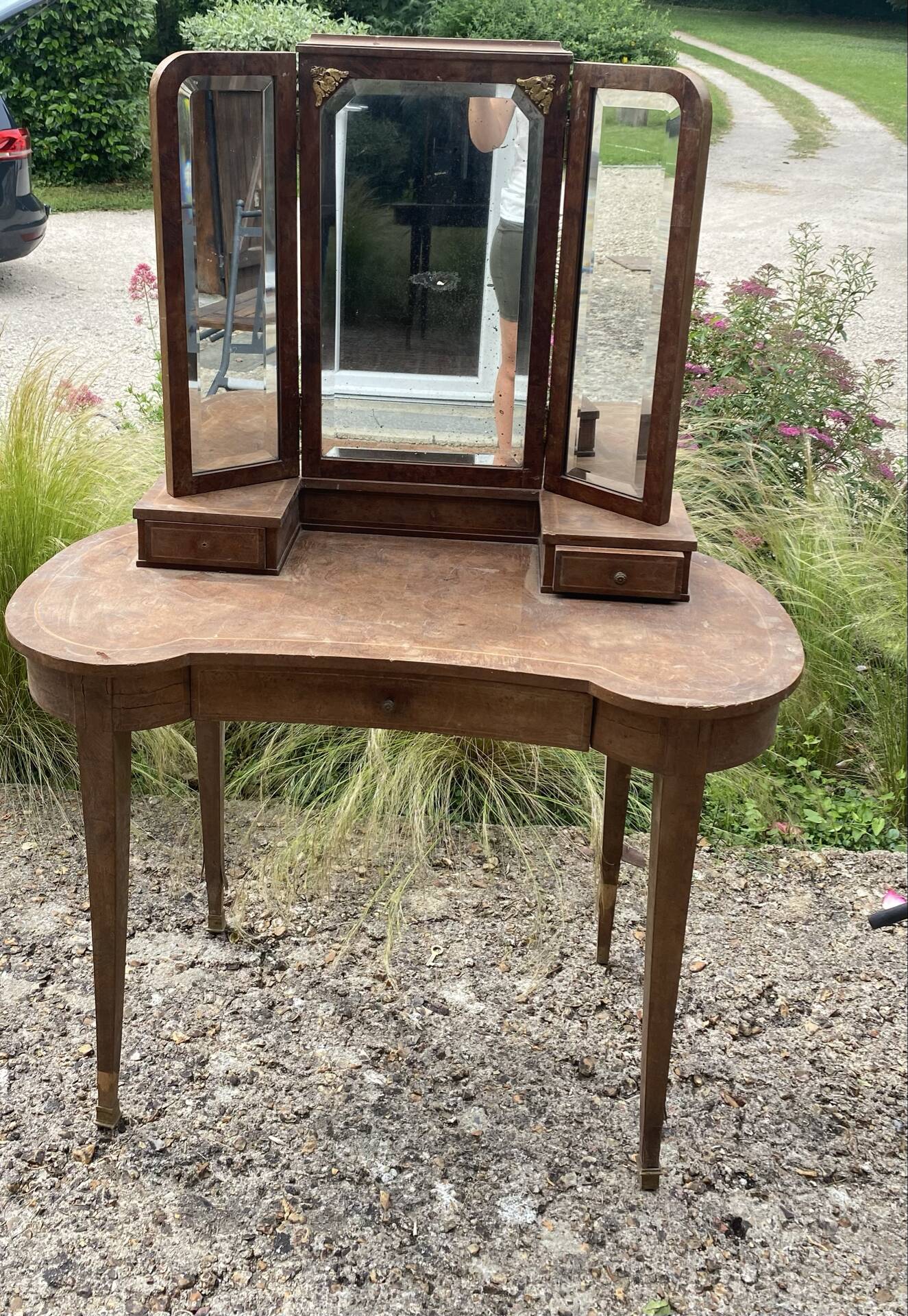 Triptych mirror