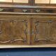 Large old wooden showcase