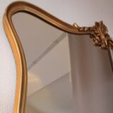 Golden wooden mirror, 100cmx67cm