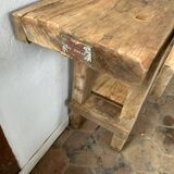 Small old wooden workbench