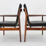 1960s Pair of Arne Vodder 431 Armchairs by Sibast Mobler, Denmark
