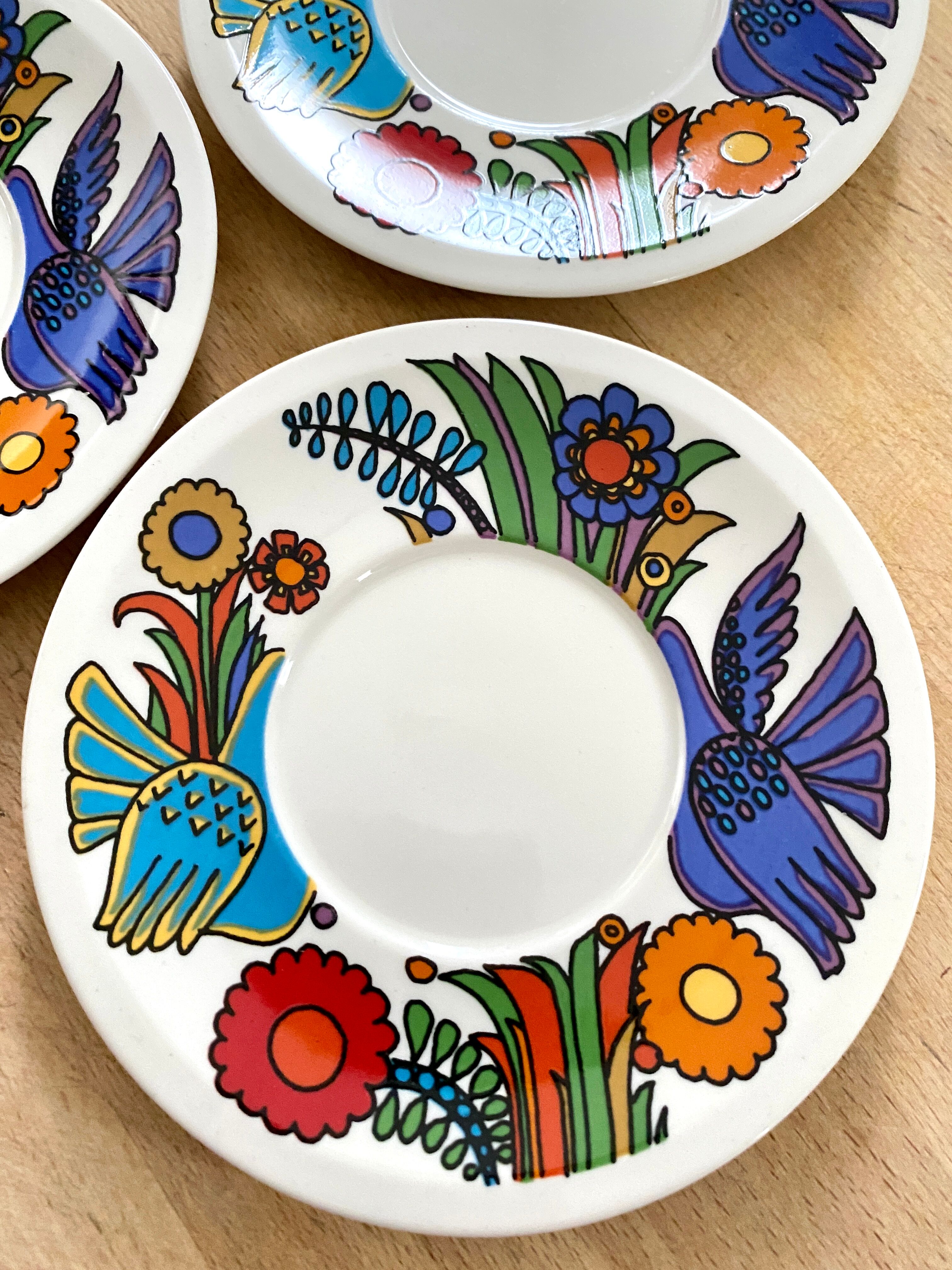 Set of 3 Acapulco saucers from Villeroy and Boch