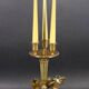 Bronze Bouillotte Lamp in Empire Style with Metal Shade