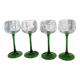 Antique engraved glasses from Alsace