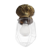Brass and Napoleon III glass