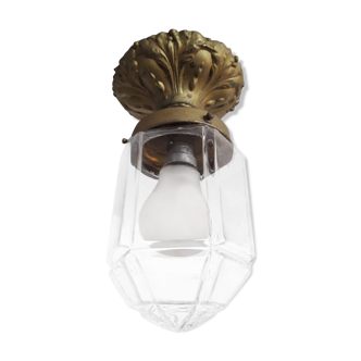Brass and Napoleon III glass