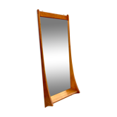 Vintage teak wall mirror