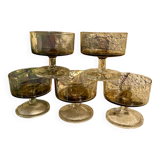 Luminarc smoked glass cups