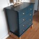 Commode scandinave bleu ganne