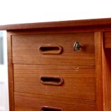 Scandinavian desk 60s teak