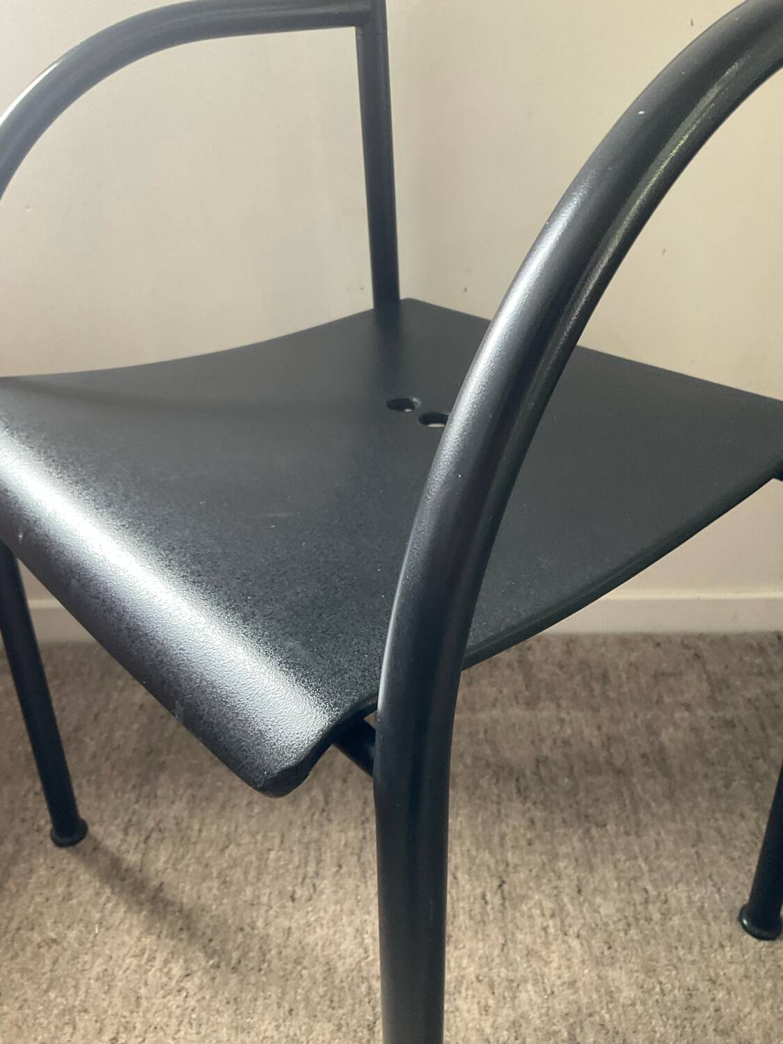 Philippe Starck chair mod. Francesca Spanish for Baleri Italy 80s