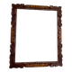 Antique handcarved frame Cedarwood 29.5 cm x 24 cm