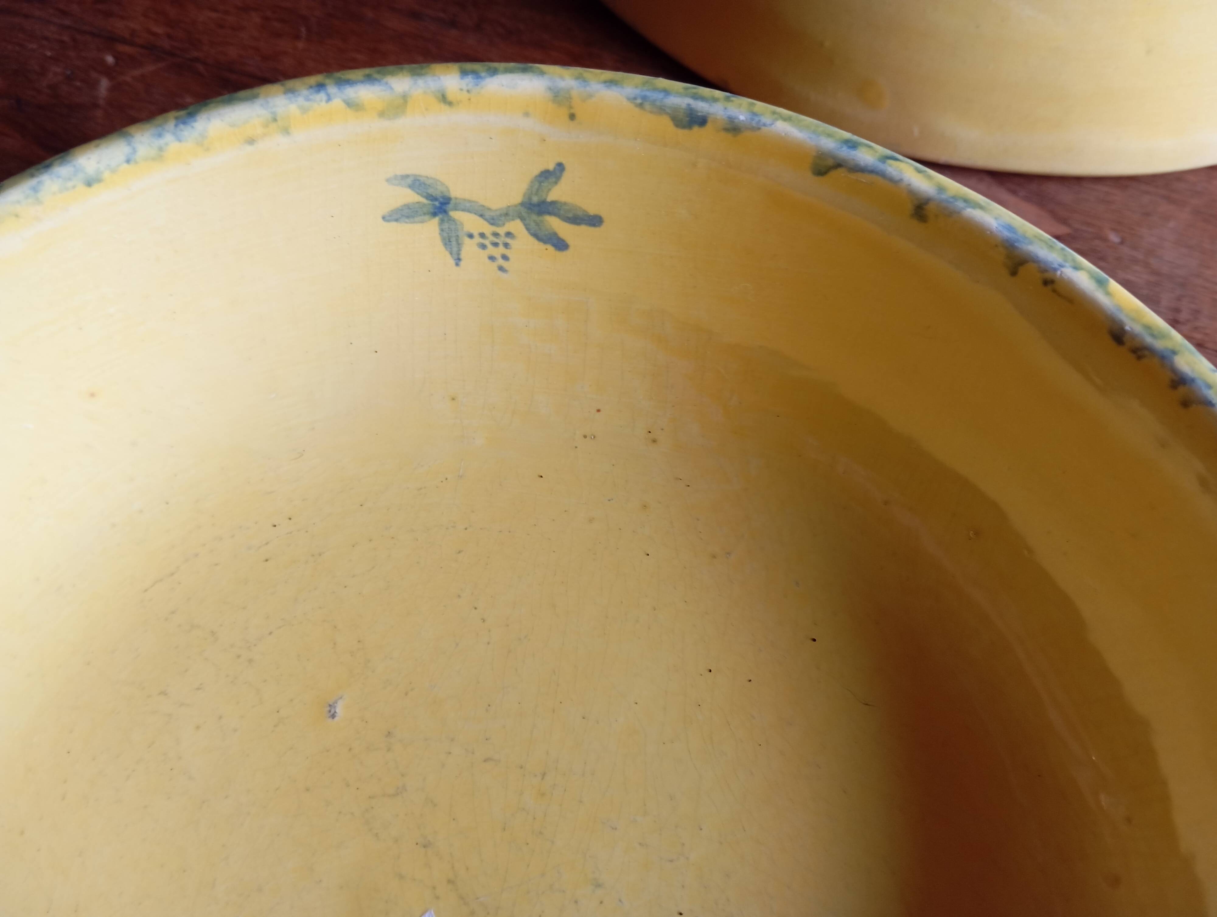 Assiettes creuses ceramique poterie grignan drôme