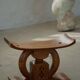 Ashanti stool from West Africa, carved from hardwood, 20th century.