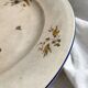 Plat rond polychrome "Nella" Jules Vieillard Bordeaux