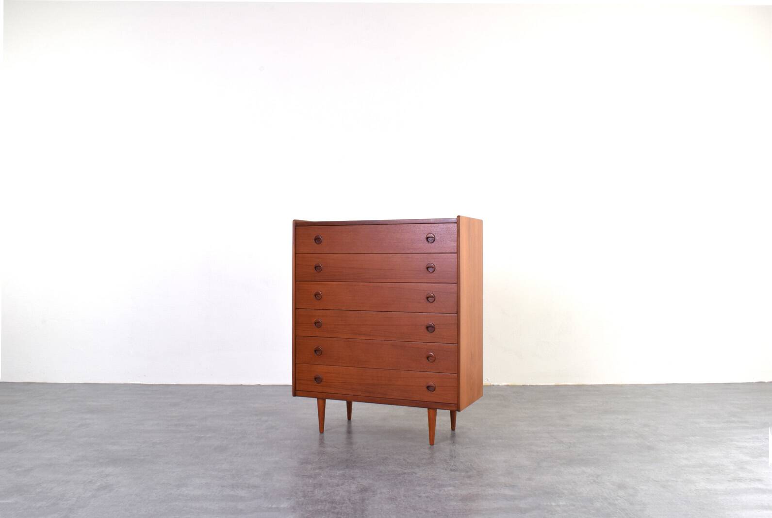 Mid-Century Danish Teak Chest of Drawers, 1960s.