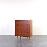 Mid-Century Danish Teak Chest of Drawers, 1960s.