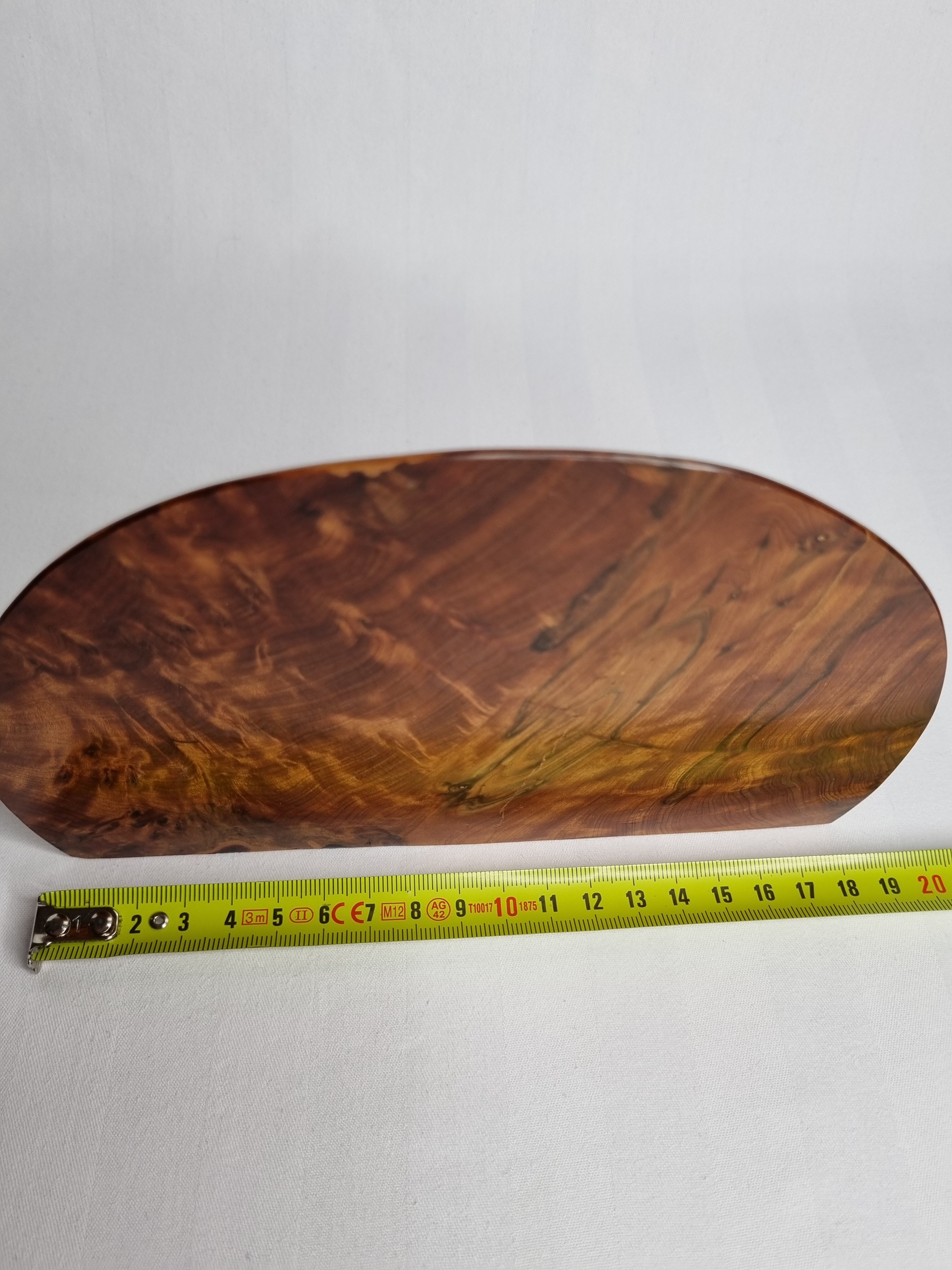 Door letters art deco bramble of walnut