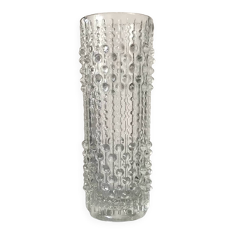 “Candle wax” glass vase by Frantisek Peceny