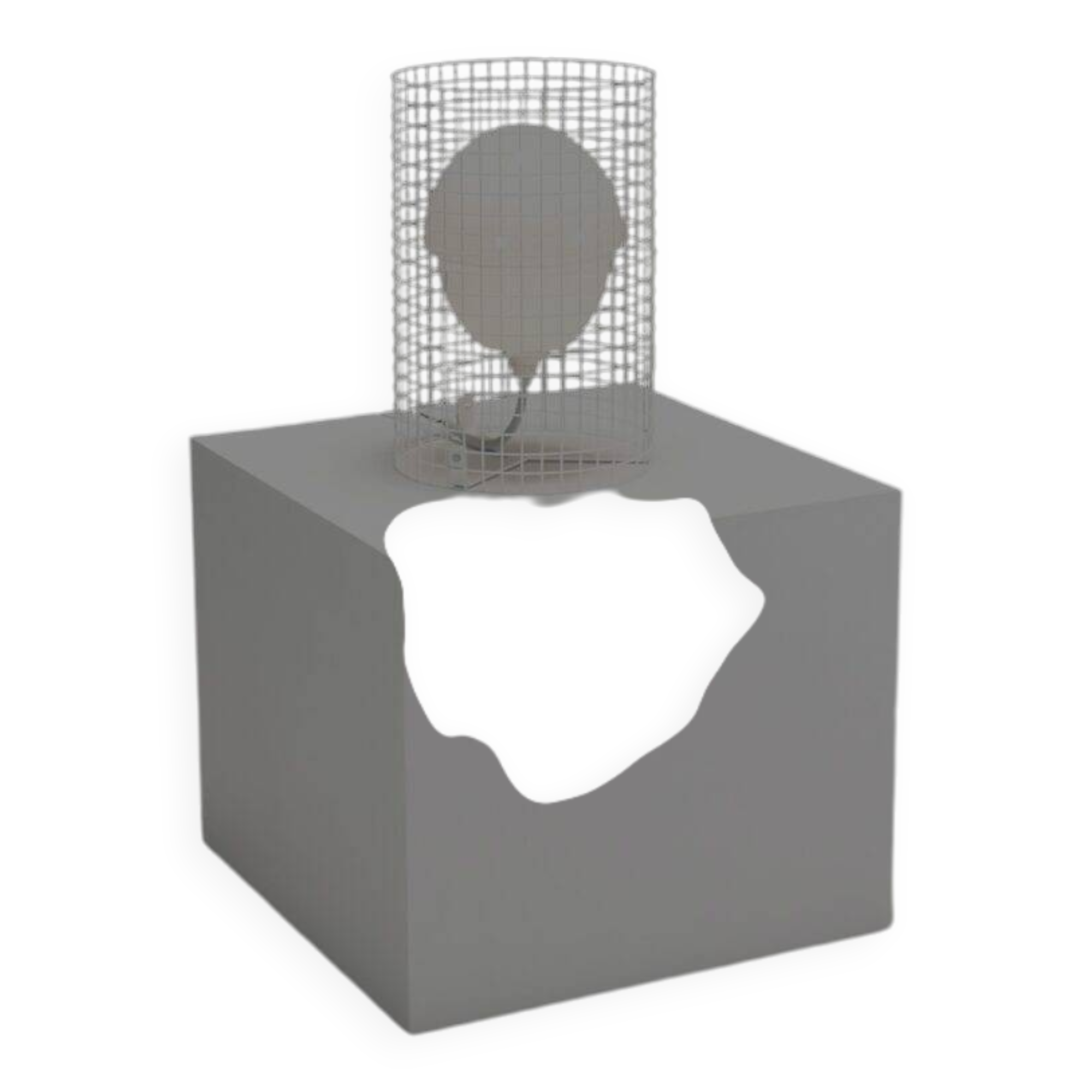 Metal and glass Gino Sarfatti Model 1102 floor lamp for Arteluce