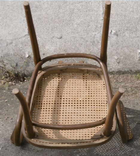 Viennese bistro armchair sitting cane