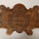 Ancient baroque walnut bench, Italy, 18th century