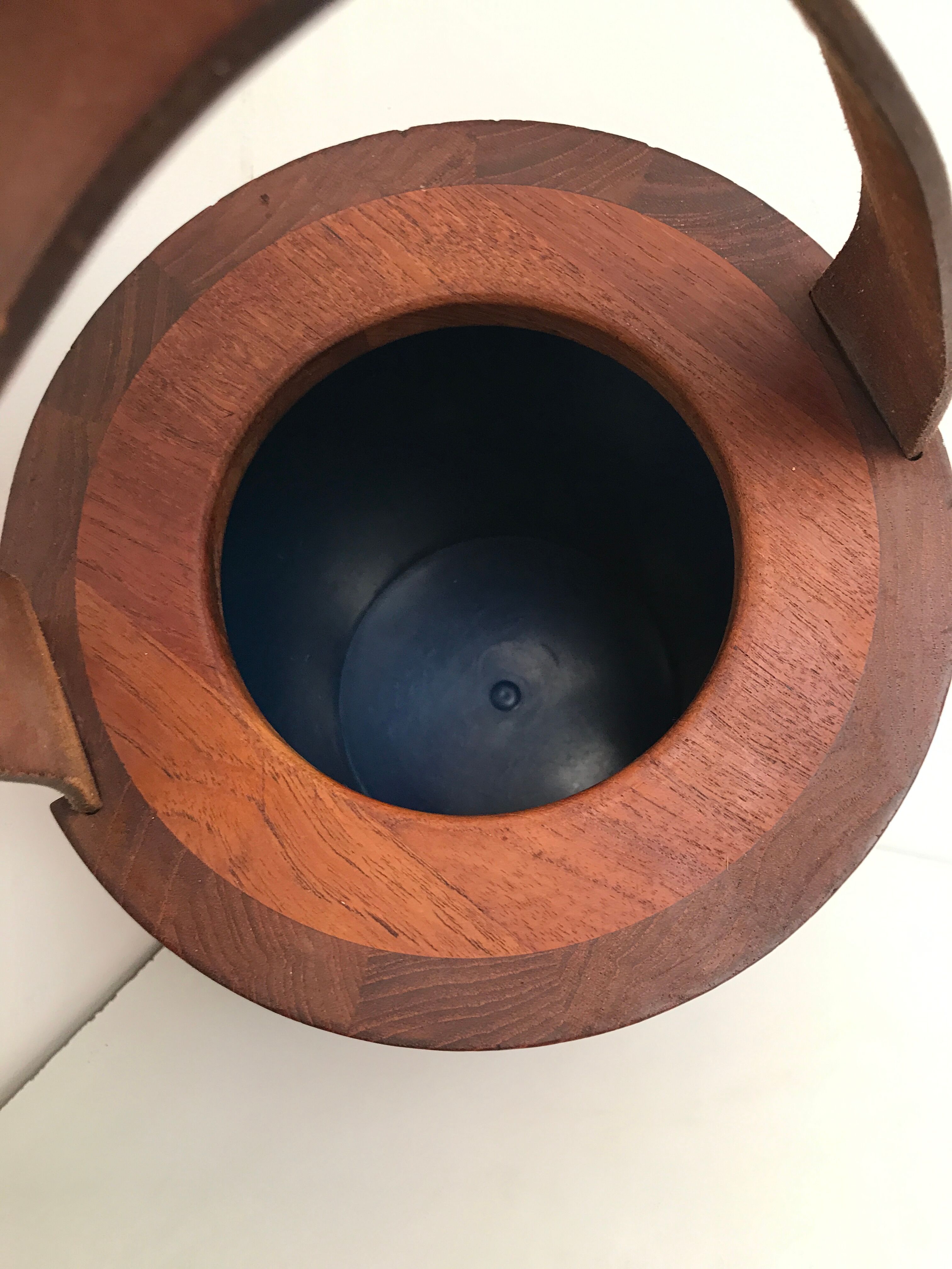 Teak ice bucket by Jens H. Quistgaard for Nissen, Denmark 1960