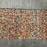 Vintage woven wool rug