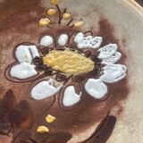 2 small Vallauris plates signed by Fonck and Mateo.