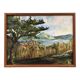 Seaside village landscape painting