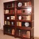 paire de bibliothèques dit stacking bookcase en acajou