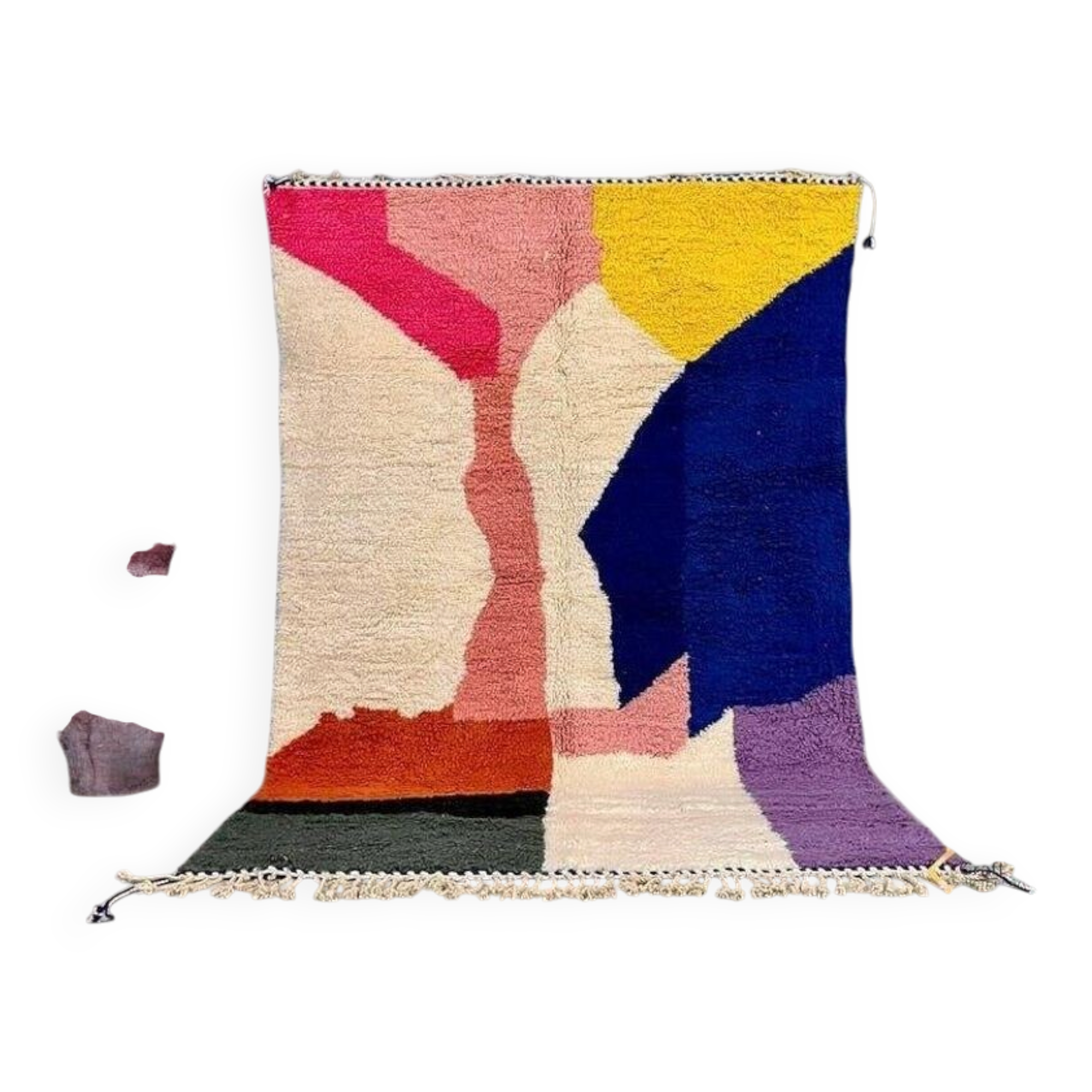 Multicoloured Berber rug in wool 250cm x 150cm