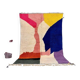 Multicoloured Berber rug in wool 250cm x 150cm