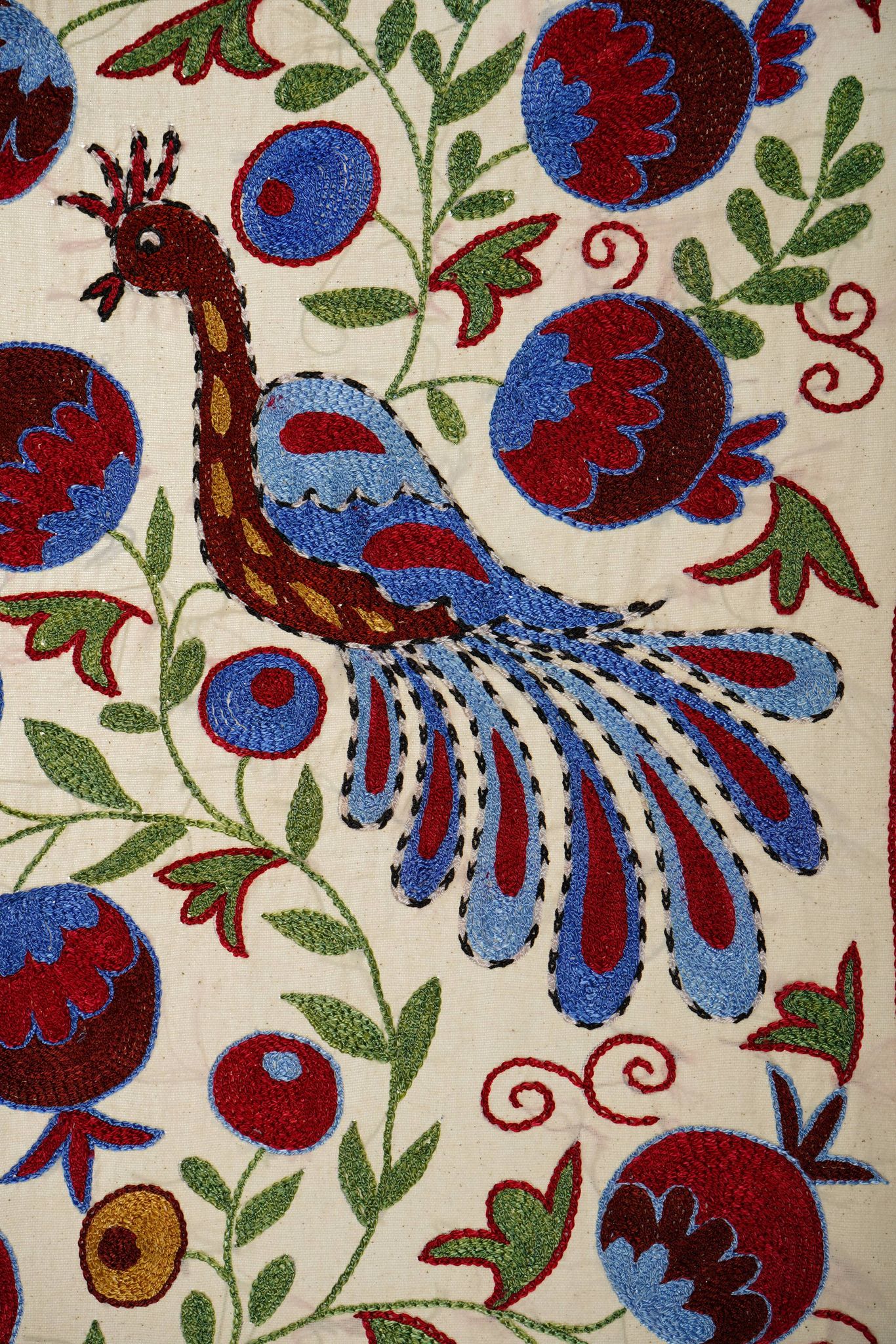 Tapis turc vintage noué à la main 50x92cm