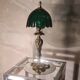 Rocaille style lamp, golden 38x15