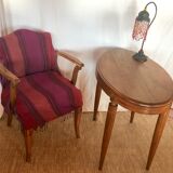 Walnut side table 1930