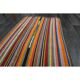1970s Vintage Turkish Oushak Handmade Wool Cotton Orange Runner Rug  77x216