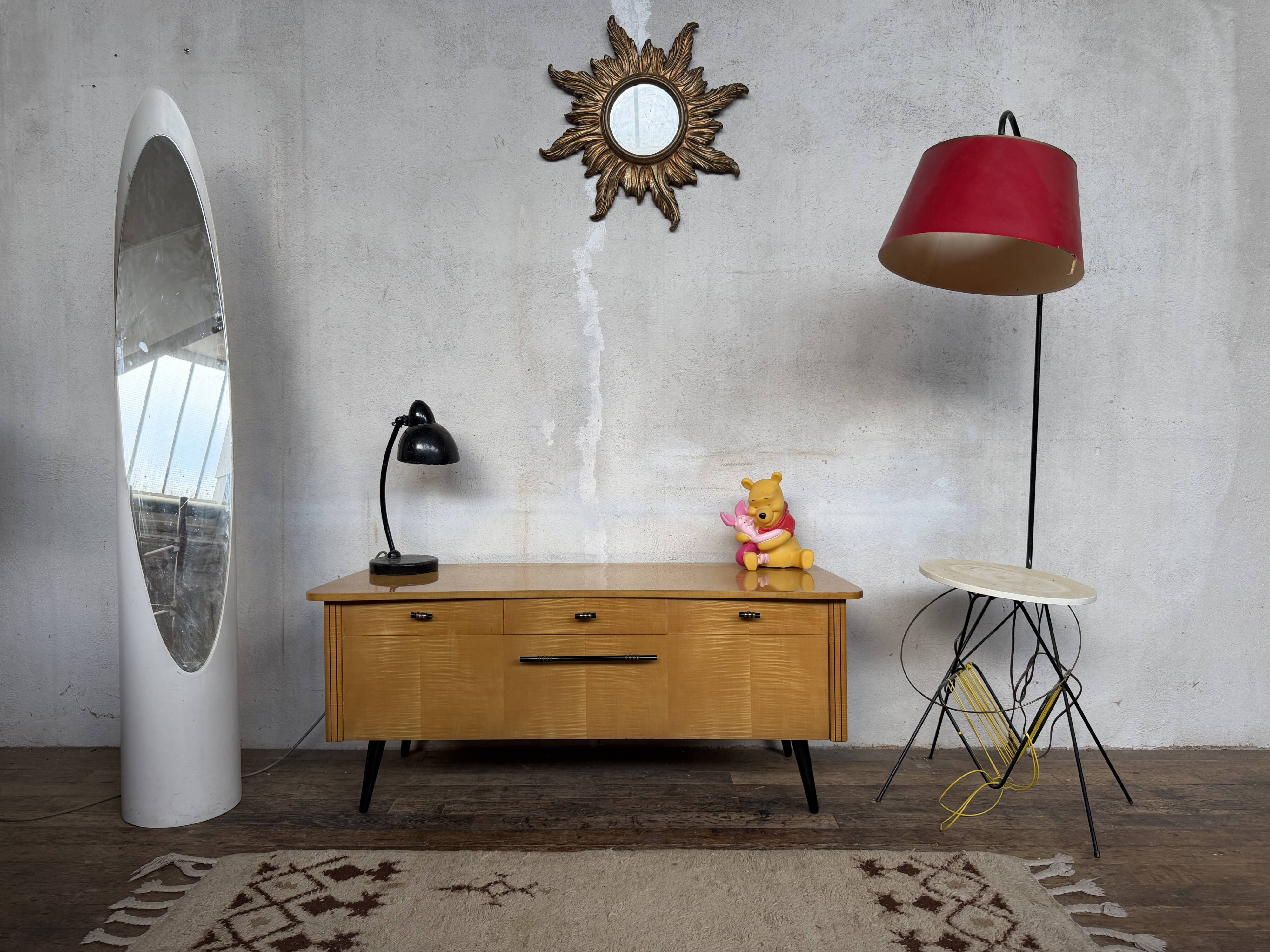 Vintage 1960s sideboard – Mid-Century Design – Warm wood