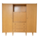 Vintage teak secretary cabinet — 1960s Scandinavian style