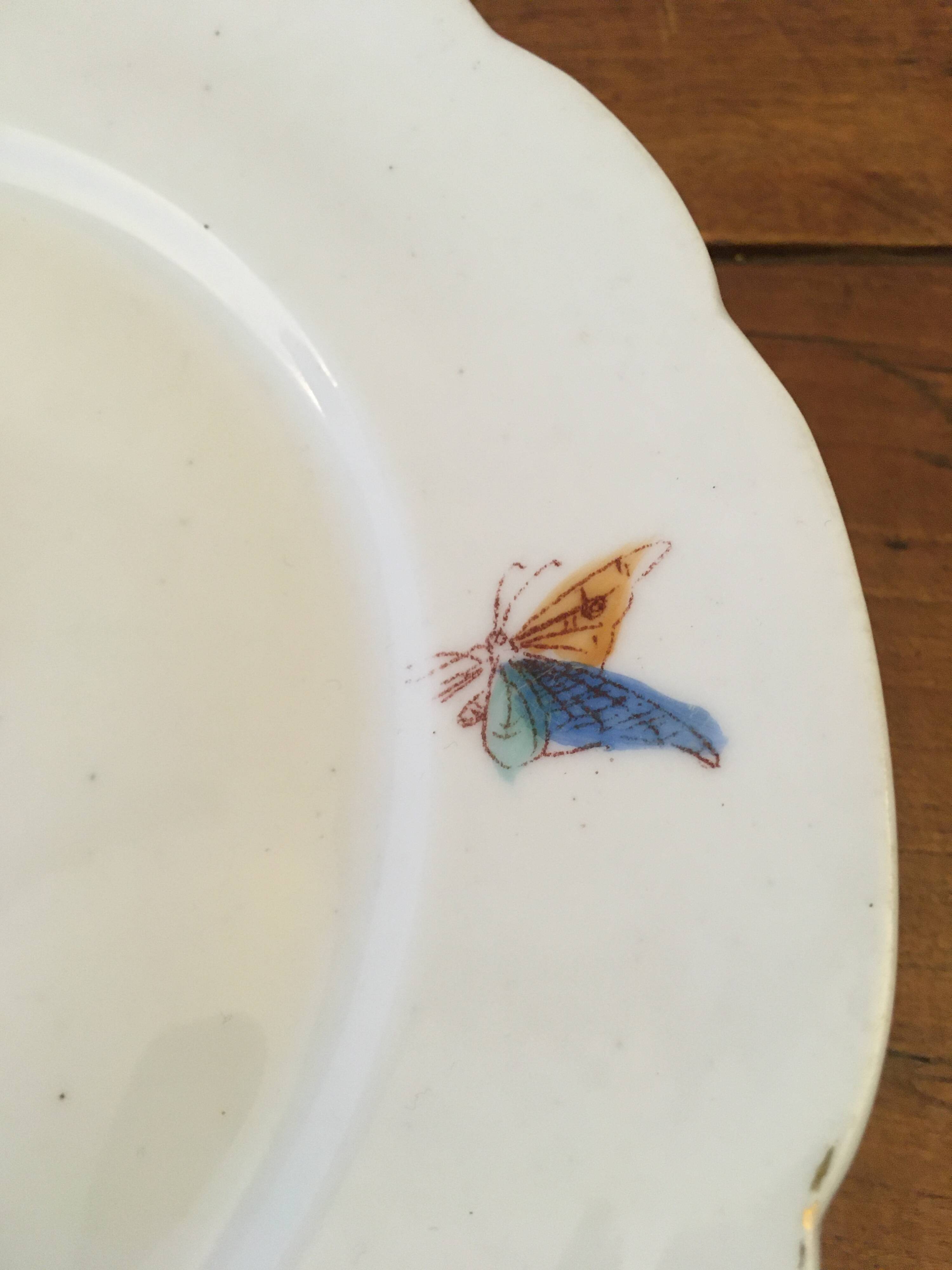 Antique dessert plate